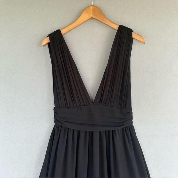 🎉5 for $45🎉 Lulus Dress Long Maxi Women Size XS Special Occasion Black - Picture 4 of 7